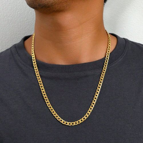 Pc Chaîne À Maillons En Acier Inoxydable Pour Collier De Fête De Boîte De Nuit De Style Hip Hop Décontracté Pour Hommes, Différentes Tailles Di - SHEIN - Modalova