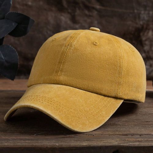 Casquette De Baseball Unisexe, Couleur Unie, Décontractée, Ajustable, Délavée, Pour L'extérieur, 1 Pièce - SHEIN - Modalova
