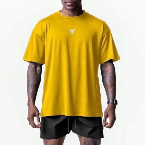 Nouveau T-shirt casuals à séchage rapide et respirant, avec imprimé de taureau, pour les sports et le fitness - SHEIN - Modalova