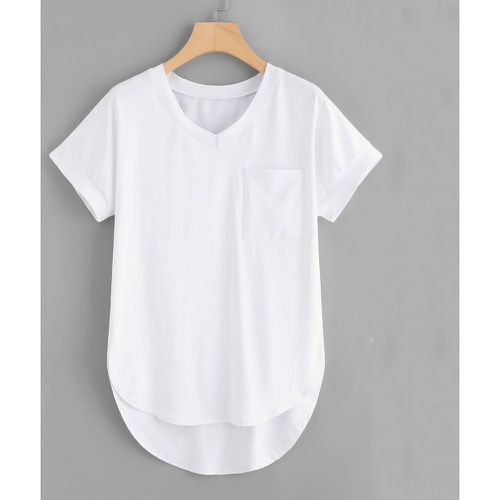 T-shirt trapèze avec poches - SHEIN - Modalova