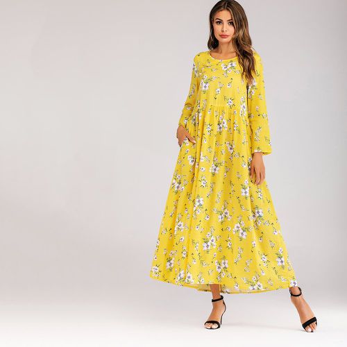 Robe avec imprimé floral - SHEIN - Modalova