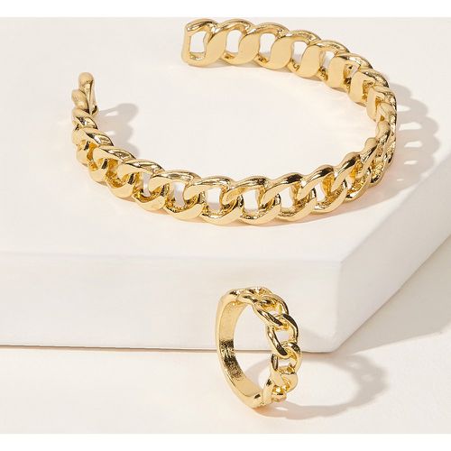 Bracelet design chaîne & Bague 2 pièces - SHEIN - Modalova