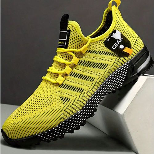 Chaussures de sport respirantess grandes tailles, casual. Chaussures de course et d'entraînement extérieures mode, couleur unie, légères - SHEIN - Modalova