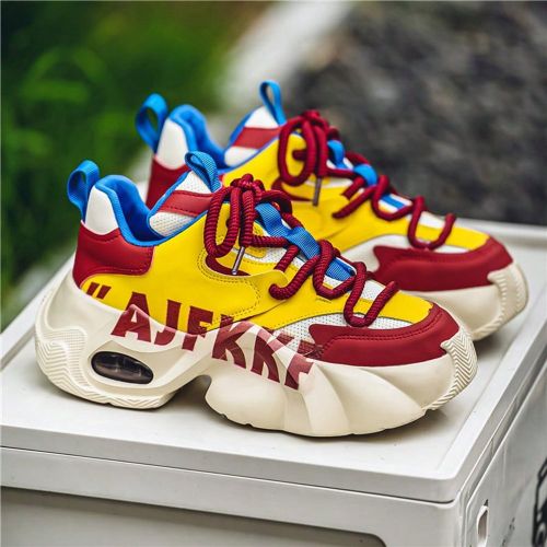 Chaussures mode grande taille, Baskets mode de haute qualité à lacets ronds bicolores, Nouvelles chaussures décontractées confortables mode 2025 a - SHEIN - Modalova