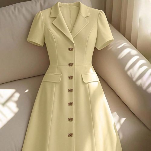 Robe tailleur élégante avec boucle papillon à la taille - SHEIN - Modalova