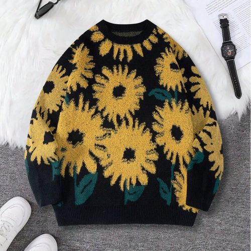Pull à motif florals, automne/hiver - SHEIN - Modalova