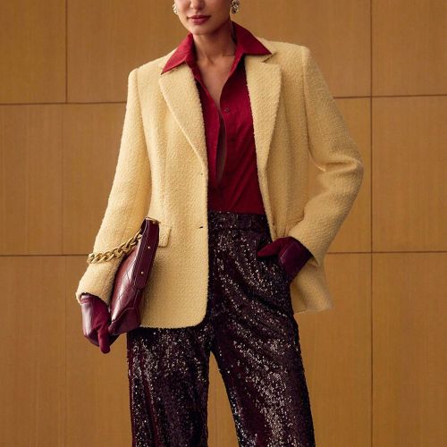 MANTEAU CEINTURÉ À COL CHÂLE EN LAINE - SHEIN - Modalova