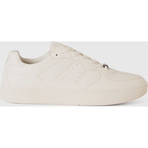 Benetton, Sneakers Basses En Tissu Enduit, taille 41, Crème - United Colors of Benetton - Modalova