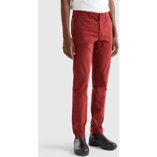 Benetton, Chino Slim Bordeaux, taille 46, Bordeaux - United Colors of Benetton - Modalova