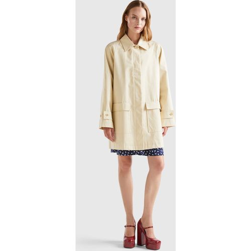 Benetton, Trench En Pur Coton, taille L, - United Colors of Benetton - Modalova