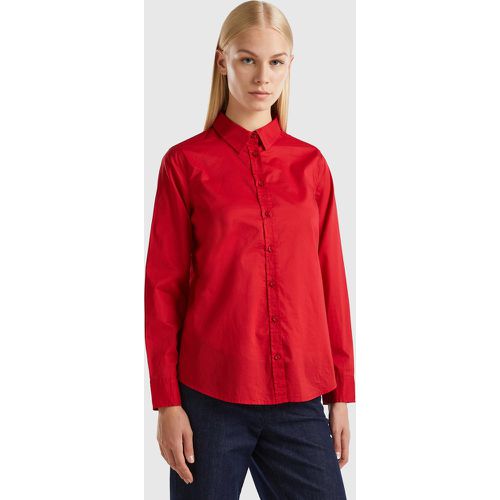 Benetton, Chemise En Coton Léger, taille M, Rouge - United Colors of Benetton - Modalova