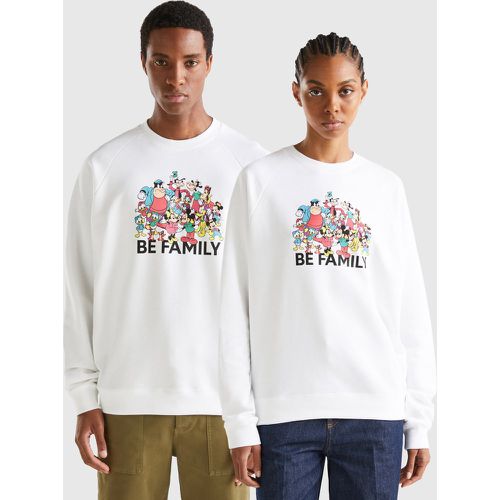 Benetton, Sweat Blanc Mickey & Friends, taille M, Blanc - United Colors of Benetton - Modalova