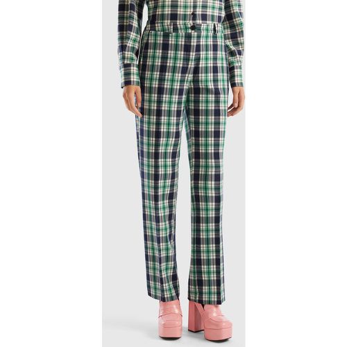 Benetton, Pantalon Coupe Regular Tartan, taille 38, Multicolore - United Colors of Benetton - Modalova