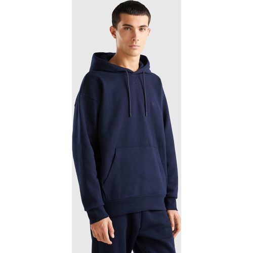 Benetton, Sweat Chaud À Capuche, taille XXL, Bleu Foncé - United Colors of Benetton - Modalova