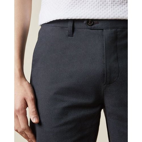 Pantalon Texturé En Coton Coupe Slim - Ted Baker - Modalova