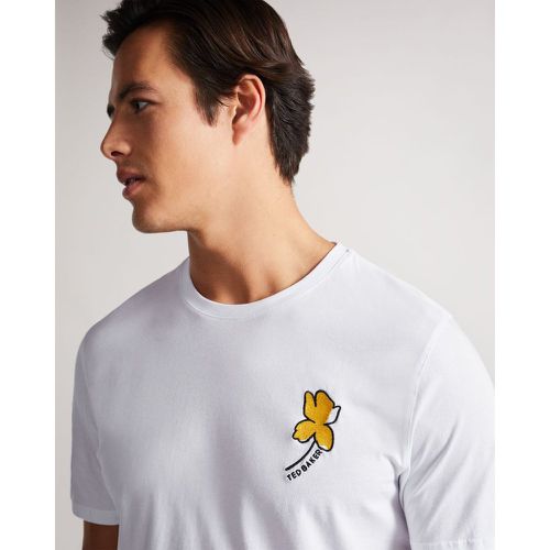 Ss Embroidered Graphic T-shirt - Ted Baker - Modalova