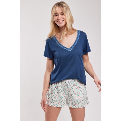 ARMOR-LUX Short "fleurs" homewear - coton léger M - 40 - ARMOR LUX FR - Modalova