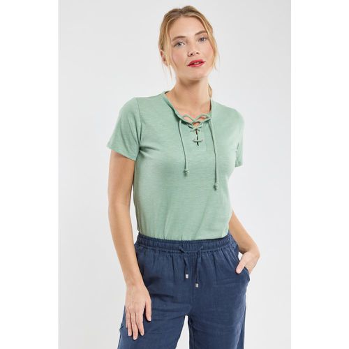 BERMUDES T-shirt avec laçage CORINNE - coton 3XL - 48 - ARMOR LUX FR - Modalova