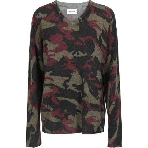 Condition: Very Good, Camouflage Print Wool, Color: , , - S - - Zadig & Voltaire - Modalova