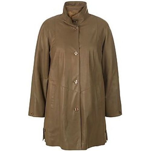 Le manteau en cuir nappa chèvre - Anna Aura - Modalova