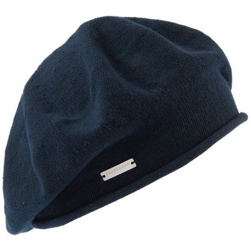 Le beret 100% coton Seeberger bleu - Seeberger - Modalova
