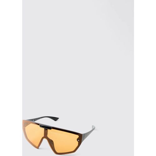 Lunettes de soleil contrastantes en plastique - ONE SIZE - Boohooman - Modalova