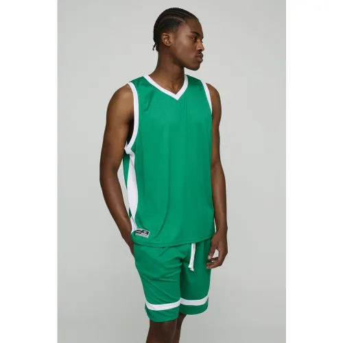 Ensemble de basket avec débardeur et short - MAN - S - Boohooman - Modalova