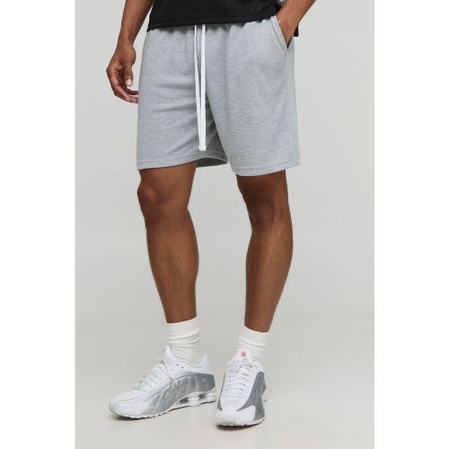 Short large à broderie Italia - gris - M - Toujours besoin de shorts en jersey !Idéal aussi bien pour nos sessions sport que pour chiller sur le ca - CMM14461-265-56 - Modalova
