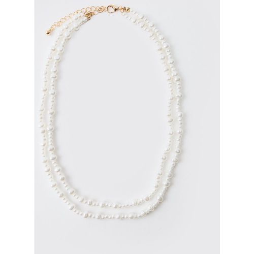 Collier perlé à chaînes multiples - ONE SIZE - Boohooman - Modalova