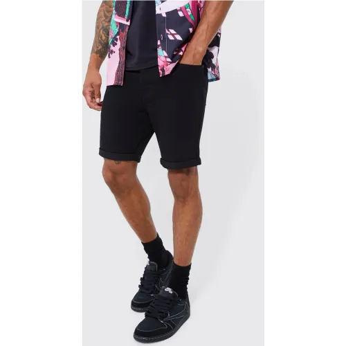 Short skinny en jean - 34R - Boohooman - Modalova