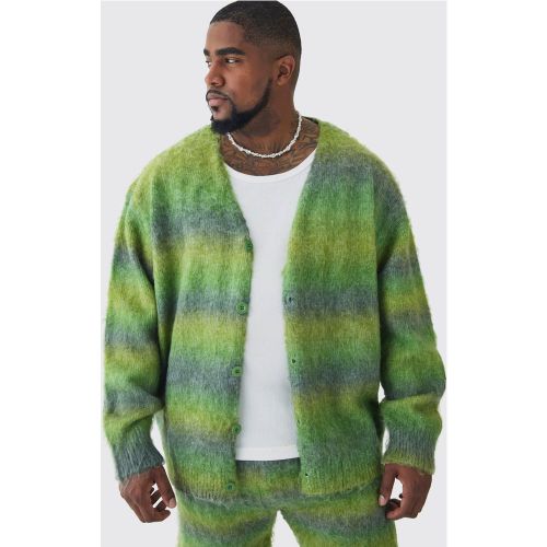 Grande taille - Cardigan oversize à rayures - XXXL - Boohooman - Modalova