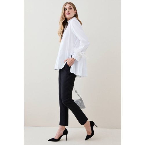 Pantalon Tissé Techno Essential Petite | Taille 6 - KarenMillen - Modalova