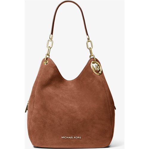 MK Grand sac porté épaule Lillie en daim - Michael Kors - MICHAEL Michael Kors - Modalova