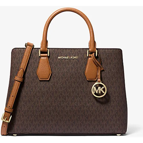 MK Grand sac porté main Camille en cuir à logo - Michael Kors - MICHAEL Michael Kors - Modalova