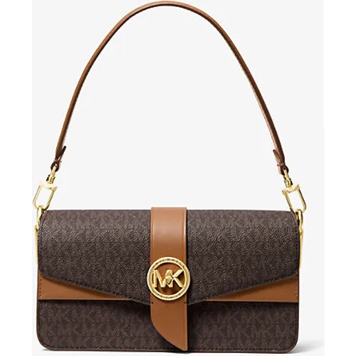 MK Sac porté épaule Greenwich de taille moyenne à logo - Michael Kors - MICHAEL Michael Kors - Modalova