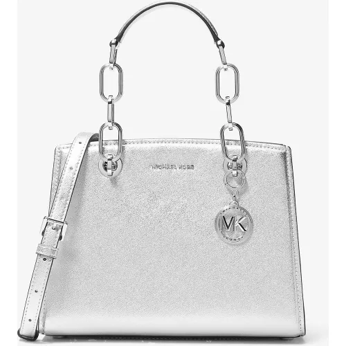 MK Petit sac à bandoulière Cynthia en cuir métallisé - Michael Kors - MICHAEL Michael Kors - Modalova