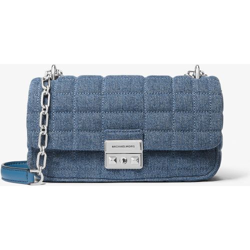 MK Petit sac porté épaule Tribeca en denim matelassé - Michael Kors - MICHAEL Michael Kors - Modalova