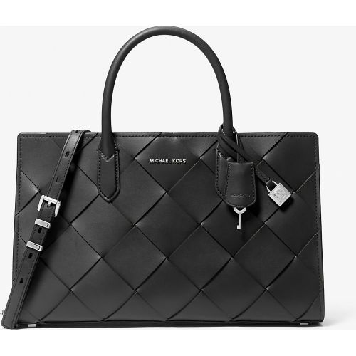 MK Sac Scarlett de taille moyenne en cuir tressé - Michael Kors - MICHAEL Michael Kors - Modalova