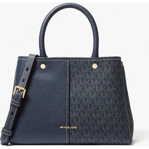 MK Sac Flora de taille moyenne en cuir à logo Signature - Michael Kors - MICHAEL Michael Kors - Modalova
