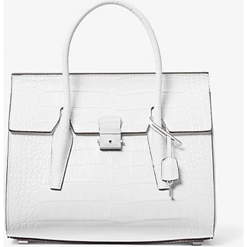 MK Sac Campbell de taille moyenne en cuir effet crocodile en relief - - Michael Kors - MICHAEL KORS COLLECTION - Modalova