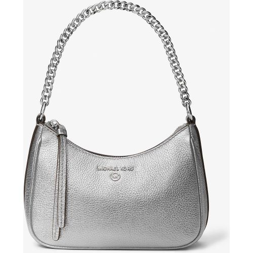 MK Petite pochette Jet Set Charm en cuir métallisé - Michael Kors - MICHAEL Michael Kors - Modalova