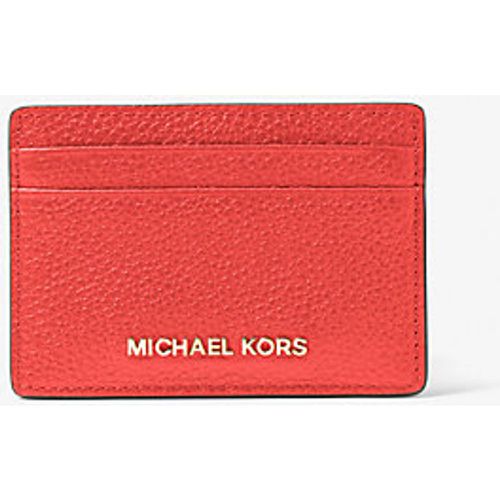 MK Porte-cartes en cuir grainé - Michael Kors - MICHAEL Michael Kors - Modalova