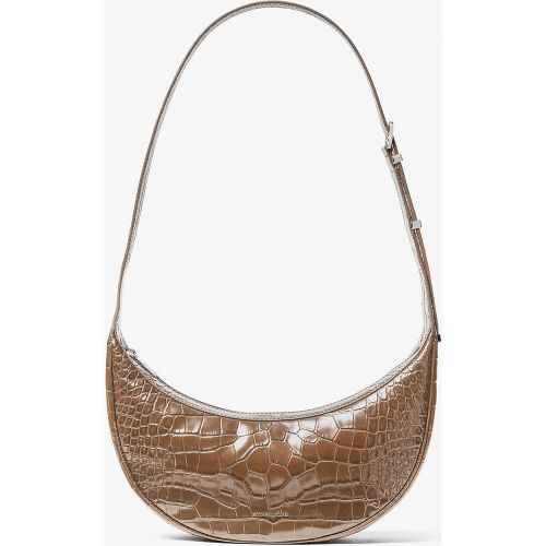 MK Sac à bandoulière Avra de taille moyenne en cuir effet crocodile en relief - Michael Kors - MICHAEL Michael Kors - Modalova