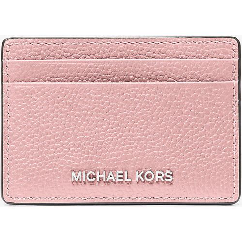 MK Porte-cartes en cuir grainé - Michael Kors - MICHAEL Michael Kors - Modalova