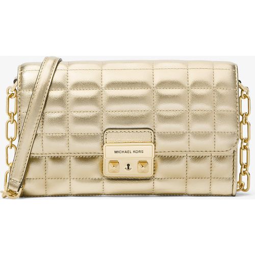 MK Sac à bandoulière Tribeca convertible en cuir métallisé - Michael Kors - MICHAEL Michael Kors - Modalova