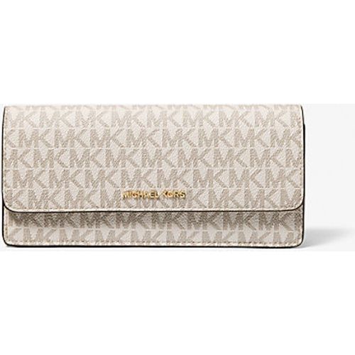 MK Grand portefeuille Jet Set avec logo Signature et bouton-pression sur le devant - Michael Kors - MICHAEL Michael Kors - Modalova