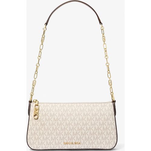 MK Sac de soirée Empire de taille moyenne à maillons et logo Signature - Michael Kors - MICHAEL Michael Kors - Modalova