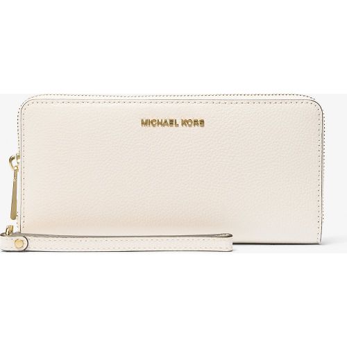 MK Grand portefeuille continental Jet Set Travel en cuir grainé - Michael Kors - MICHAEL Michael Kors - Modalova