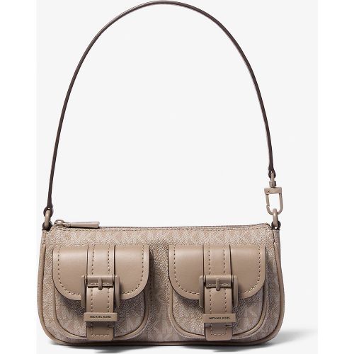 MK Petite pochette Zoe convertible à logo Signature - Michael Kors - MICHAEL Michael Kors - Modalova