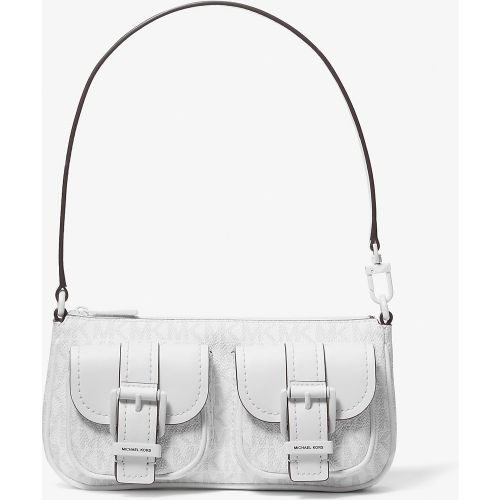 MK Petite pochette Zoe convertible à logo Signature - Michael Kors - MICHAEL Michael Kors - Modalova